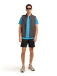 ICEBREAKER Mens Mer 150 Tech Lite SS Tee Range Stripes, Arctic velikost: XXL