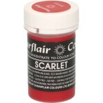 Gelová barva scarlet pastelová 25g - Sugarflair