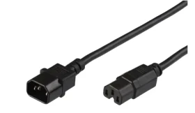 MicroConnect Prodlužovací kabel C14 - C15 1.5m černá (PE011415)