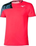 Mizuno Daybreakers Shadow SS Tee M Vibrant Red - Běžecké tričko Mizuno Daybreakers Shadow SS Tee 62GAC50066 Velikost textilu: M