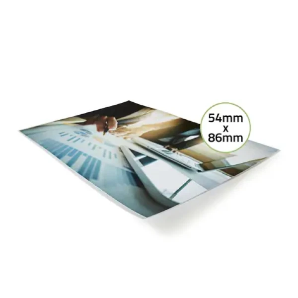 Nedis Laminovací Fólie 54x86 mm 100 ks / Tloušťka: 125 µm / Plast / transparentní (LAMIA5486AT100)