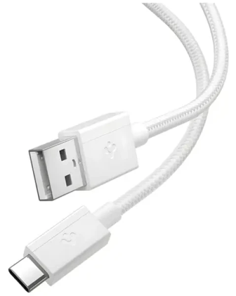Spigen EB6015AC Essential USB-A na USB-C 60W kabel 1.5m bílá / USB 2.0 (ACA10413)