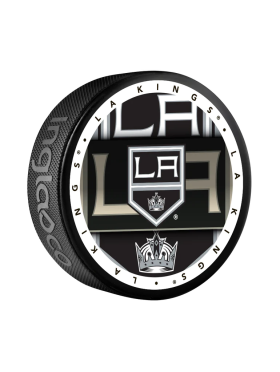 Inglasco / Sherwood Puk Los Angeles Kings Medallion Souvenir Collector Puck