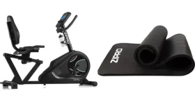 Zipro Glow WM Rotoped + tréninková podložka / hmotnost setrvačníku 8 kg / nosnost 150 kg (8426521)