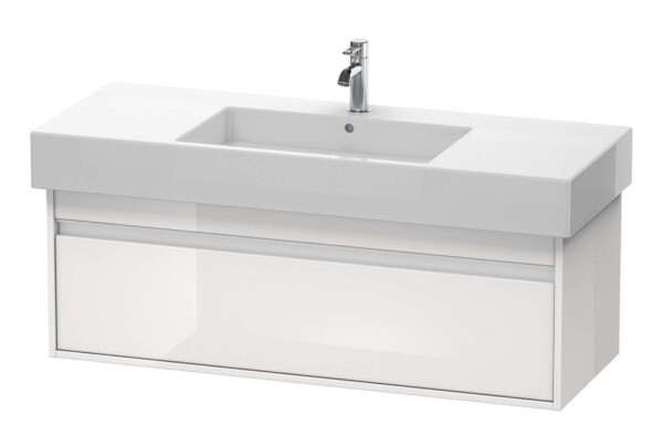DURAVIT - Ketho Umyvadlová skříňka 41x120x46 cm, 1 zásuvka, lesklá bílá KT669202222