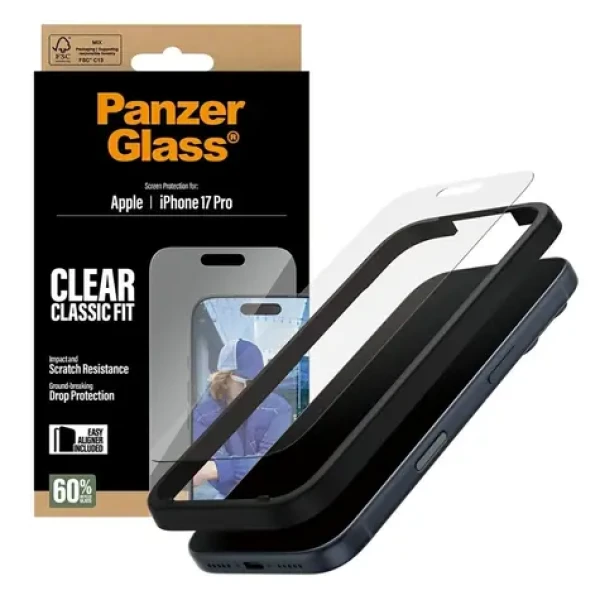 PanzerGlass Classic Fit EasyAligner pro Apple iPhone 17 Pro (GS-FOL-PNGL-0205)