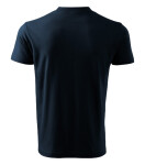 V-neck tričko unisex námořní modrá M