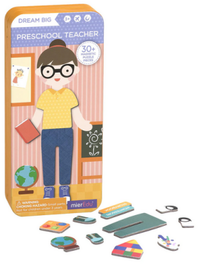 MierEdu Cestovní magnetické puzzle - učitelka