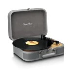 Lenco TT-116GR šedá / Gramofon v kufříku / 33 45 78 RPM / BT / RCA / repro (TT-116GR)