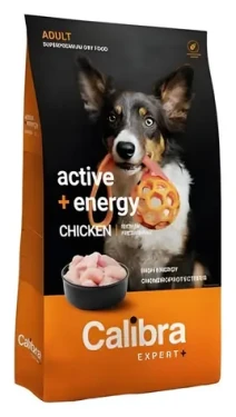 Calibra Dog EXPERT+ Adult Active+Energy kuřecí 2 kg / Granule pro psy / vyšší aktivita a energie