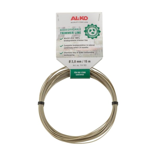 Žací struna BIO kulatá AL-KO 2 mm x 15 m
