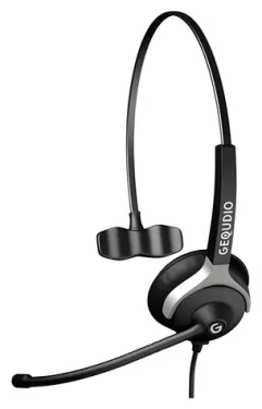 GEQUDIO Headset 1-Ohr černá / Headset / Mono / RJ kabel / Potlačení hluku (WA9003)
