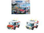 Mamido Stavebnice sanitky 173 dílků Medical Rescue s figurkami MT1126