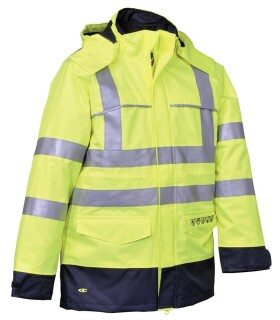 Zimní reflexní bunda COFRA ST. PETERSBURG Barva: Reflexní žlutá, Velikost: 2XL (CAPETERSBURG_03_2XL)