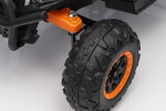 Mamido Elektrické autíčko Buggy Madman bílé | UTV-MX 4x4 | EVA kola | 12V 10Ah | EKO kůže