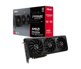ASUS VGA AMD Radeon RX 9070 XT PRIME OC 16GB, RX 9070 XT, 16GB GDDR6, 3xDP, 1xHDMI EDF_1887553
