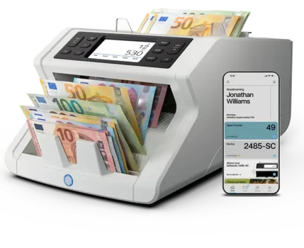 SAFESCAN 2485-SC / Počítačka bankovek / s detekcí padělků (115-0752)