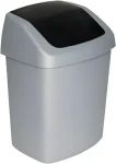 Curver Swing Top odpadkový koš 15 l šedý / Odpadkový koš / do kuchyně (167908)