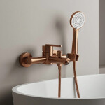 REA - Vanová nástěnná baterie Ontario Brush Copper REA-B0973