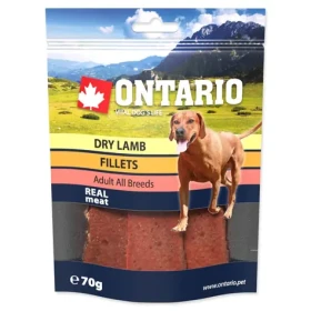 Ontario Pochoutka jehněčí sušené plátky 70g (214-5042)