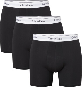 Pánské boxerky Plus Size Pack Boxer Briefs Modern Cotton 000NB3378A001 černá Calvin Klein