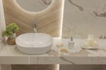 Laveo - Lomami - keramické umyvadlo na desku 48x35 VUL_6248