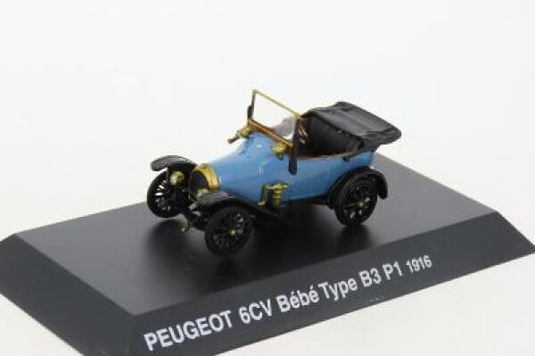 Peugeot 6 CV Bébé TYpe B3 P1 1916 Norev 1:43 G004 NEW08