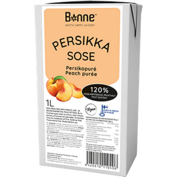 Ovocné pyré 100% Broskev 1l Bonne