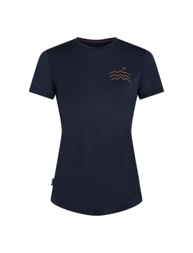 Dámské merino triko s krátkým rukávem ICEBREAKER Wmns 125 Cool-Lite Sphere SS Tee Across, Midnight Navy velikost: M