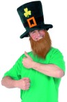 Smiffys.com Klobouk - Irský skřítek s vousy