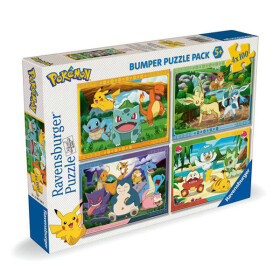 Dětské puzzle Pokémon Ravensburger (Bumper Puzzle Pack) - 4x100 dílků