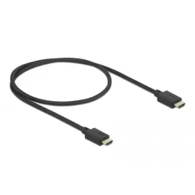 Delock Vysokorychlostní kabel HDMI 85386 / Kabel / 48 Gbps / 8K 60Hz / 0,5 m / nylonový oplet (85386)
