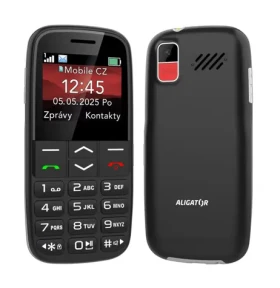 Aligator A770 Senior černý + stolní nabíječka (A770BK)