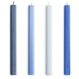 HAY Svíčky Hexagon Candle set 4ks, blues