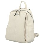 Stylový dámský koženkový kabelko/batoh Olívie, krémový