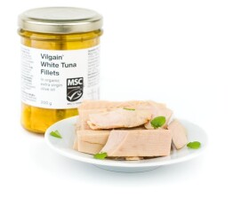 Vilgain Tuňák bílý filety v bio extra panenském olivovém oleji 200 g
