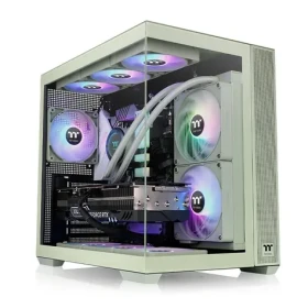 Thermaltake View 380 TG ARGB zelená / ATX / 2x USB-A 3.0 / 1x USB-C / 4x120mm / bez zdroje / průhledná bočnice (CA-1Z2-00MEWN-00)
