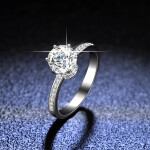 LUNICA Stříbrný zásnubní prstýnek ELIANA Velikost prstenu: 9 (EU: 59-61) 1015_9