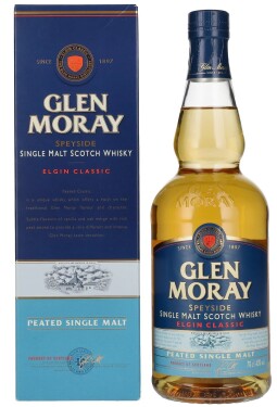 Glen Moray Elgin Classic Peated Single Malt Whisky 40% 0,7 l (tuba)