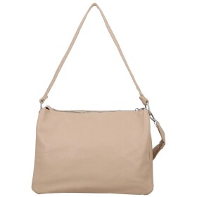 Stylová dámská koženková crossbody kabelka Cindra, růžová