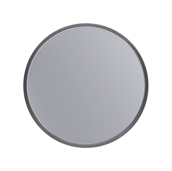 Erga Round, kulaté zrcadlo 30cm, černý rám, ERG-V01-ROUND-3030-BK