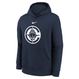 Nike Dětská mikina Los Angeles Clippers NBA Logo Club Hoodie Navy (YOUTH)