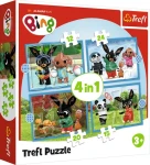 Trefl - Puzzle - Bing: Roční období 4v1