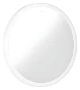 Hansgrohe Xarita Lite S bílá / Zrcadlo s LED osvětlením / O 70 cm / vypínač na stěně / IP44 (54966700)