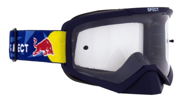 Motokrosové brýle Red Bull Spect Evan-004 modré s čirým sklem - uni