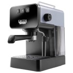 Bialetti Moka Timer 6 Cup kávovar na espresso a cappuccino černá, stříbrná