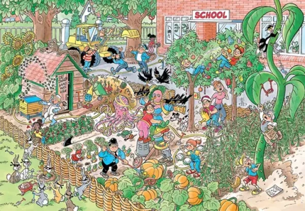 JUMBO Puzzle JvH Školní zahrada