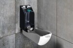AQUALINE - EMIKO dávkovač mýdla nástěnný 1000 ml, bílá 1319-73