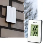 Alecto WS-1050 bílá / Meteostanice / bezdrátové venkovní čidlo / vnitřní a venkovní teplota (WS-1050)