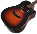 D'Angelico Bowery LS Dreadnought CE Satin Vintage Sunburst